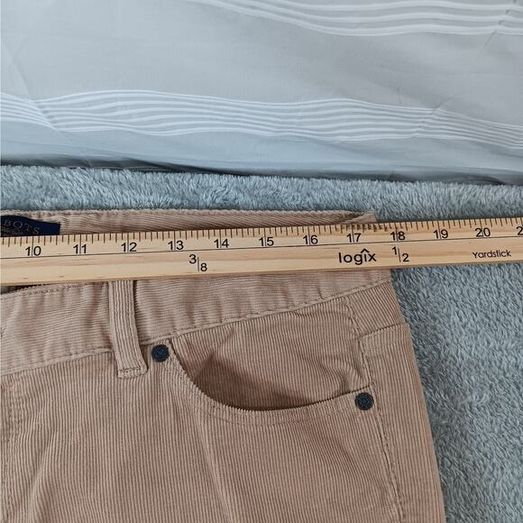 Talbots‎ Women's Petites Khaki Colored Corduroy Pants Jeans Women's Size 14WP - Picture 9 of 11